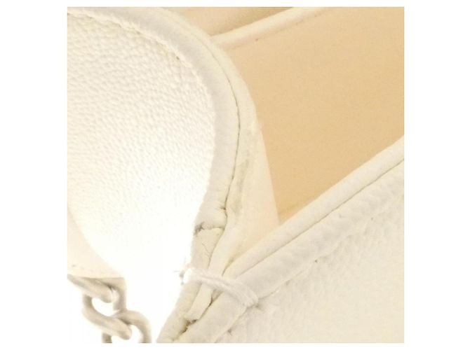 Borsa a Spalla Chanel Boy Line AS3350 Bianco - vista 8