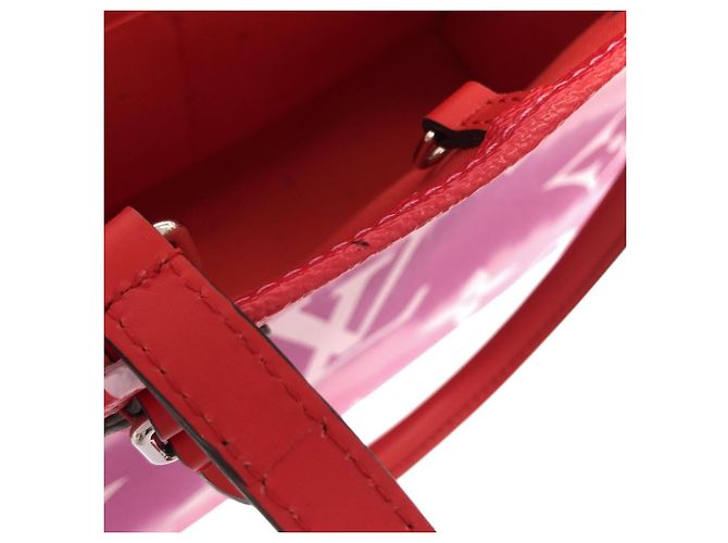 Borsa Louis Vuitton LV Escale OnTheGo GM Rosso - vista 8