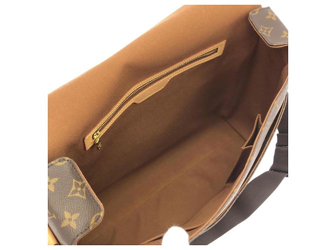 Borsa a tracolla Louis Vuitton Monogram Abbesses Marrone - vista 8