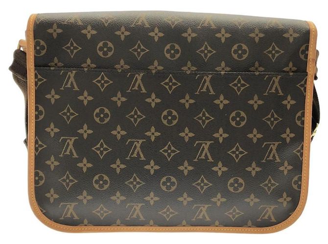 Borsa a Spalla Louis Vuitton Monogram Messenger GM M40105 Marrone - vista 2
