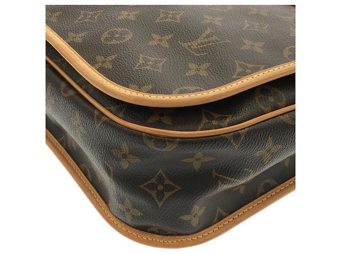 Borsa a Spalla Louis Vuitton Monogram Messenger GM M40105 Marrone - vista 3