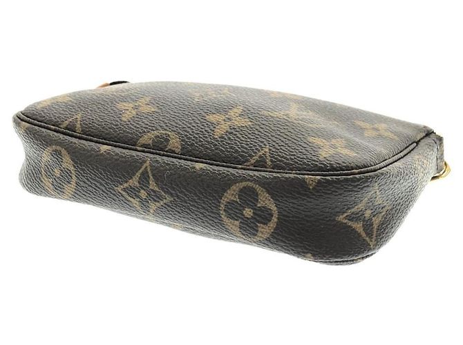 Louis Vuitton Monogram Mini Pochette Accessoires Marrone - vista 3
