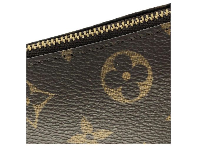 Louis Vuitton Monogram Mini Pochette Accessoires Marrone - vista 4