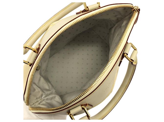 Borsa Louis Vuitton Suhali Lockit PM Bianco - vista 10
