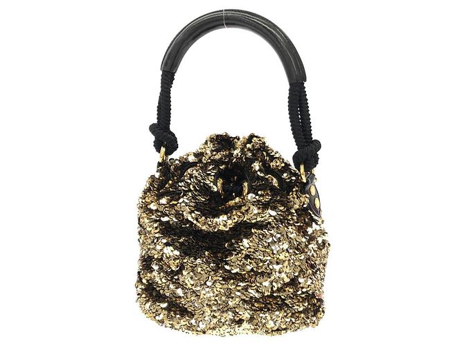 Borsa a Spalla Louis Vuitton Mini Noe Rococo D'oro - vista 2