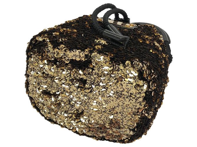 Borsa a Spalla Louis Vuitton Mini Noe Rococo D'oro - vista 3