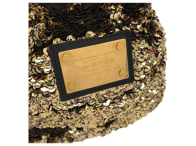 Borsa a Spalla Louis Vuitton Mini Noe Rococo D'oro - vista 4
