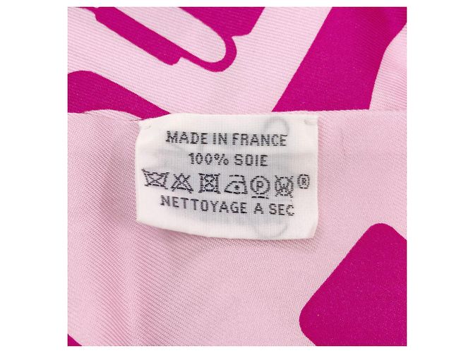 Hermès Pañuelo de seda Twilly Hermes Rosa - vista 5