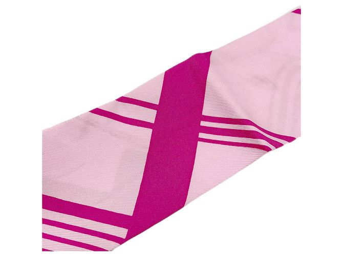 Hermès Pañuelo de seda Twilly Hermes Rosa - vista 6