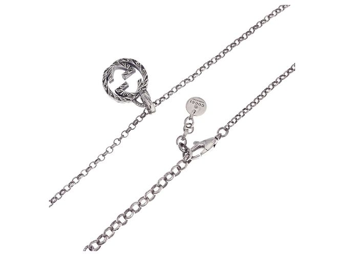 Collar Gucci Interlocking G en plata - vista 2