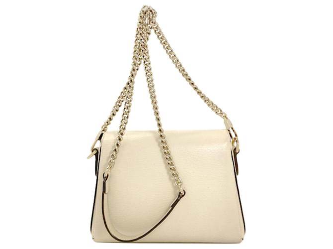 Borsa a Spalla Gucci Interlocking G Chain Crudo - vista 2