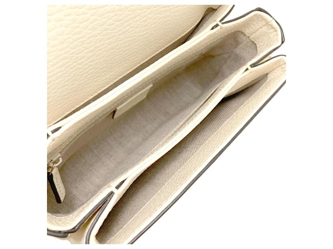 Borsa a Spalla Gucci Interlocking G Chain Crudo - vista 5