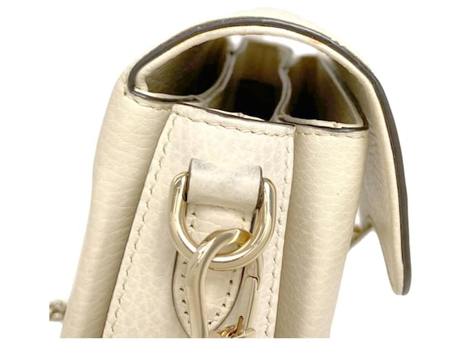 Borsa a Spalla Gucci Interlocking G Chain Crudo - vista 9