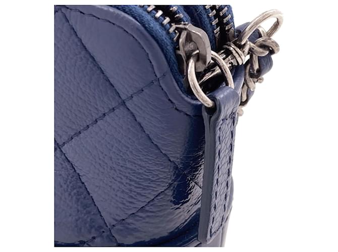 Borsa a tracolla Chanel Gabrielle Blu navy - vista 14