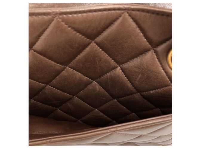 Borsa Tote Chanel Matelassé Marrone - vista 10