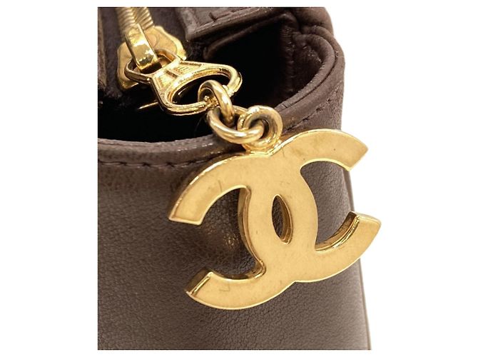 Borsa Tote Chanel Matelassé Marrone - vista 13