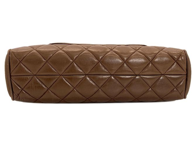 Borsa Tote Chanel Matelassé Marrone - vista 4