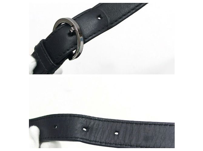 Borsa a tracolla Salvatore Ferragamo Gancini Nero - vista 9