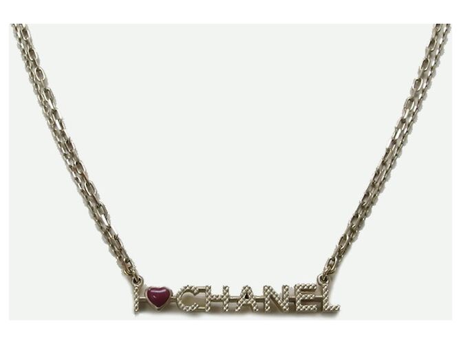 Chanel I LOVE CHANEL Collana a doppia catena A17P D'oro - vista 2