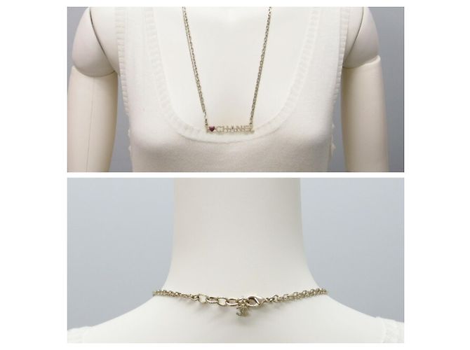 Chanel I LOVE CHANEL Collana a doppia catena A17P D'oro - vista 4