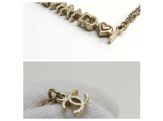Chanel I LOVE CHANEL Collana a doppia catena A17P D'oro - vista 5