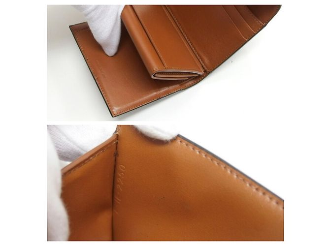 Céline Portafoglio piccolo trifold Celine Marrone Marrone scuro - vista 6