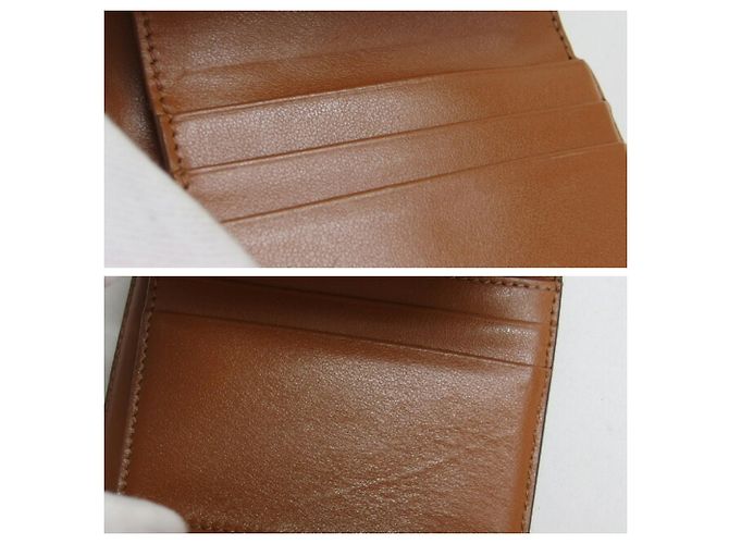 Céline Portafoglio piccolo trifold Celine Marrone Marrone scuro - vista 9