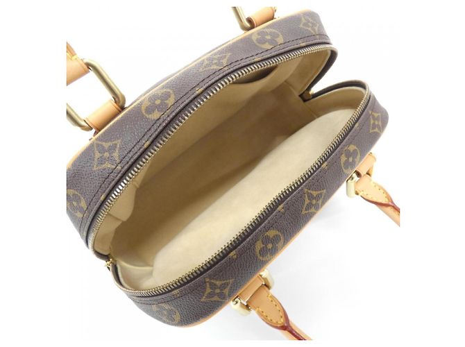Borsa Louis Vuitton Monogram Manhattan PM Marrone Monogramma - vista 10