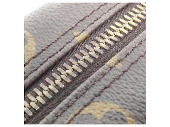 Borsa Louis Vuitton Monogram Manhattan PM Marrone Monogramma - vista 8