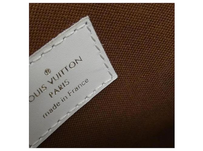 Borsa Louis Vuitton Monogram Ellipse BB Marrone Bianco Monogramma - vista 10