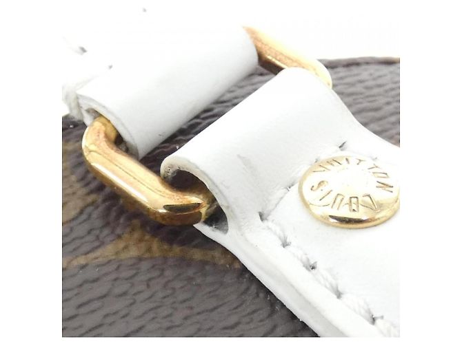 Borsa Louis Vuitton Monogram Ellipse BB Marrone Bianco Monogramma - vista 5