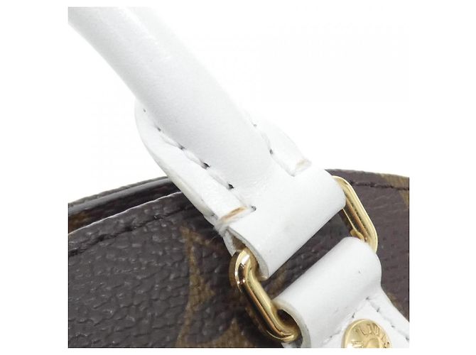 Borsa Louis Vuitton Monogram Ellipse BB Marrone Bianco Monogramma - vista 7
