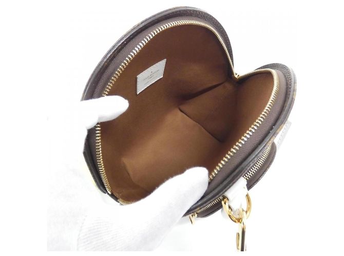 Borsa Louis Vuitton Monogram Ellipse BB Marrone Bianco Monogramma - vista 9