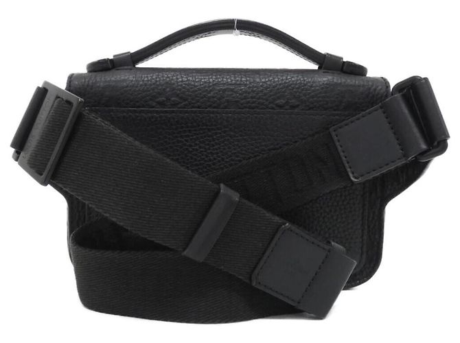 Borsa a tracolla Louis Vuitton Taurillon Monogram S-Lock Nero Monogramma - vista 2