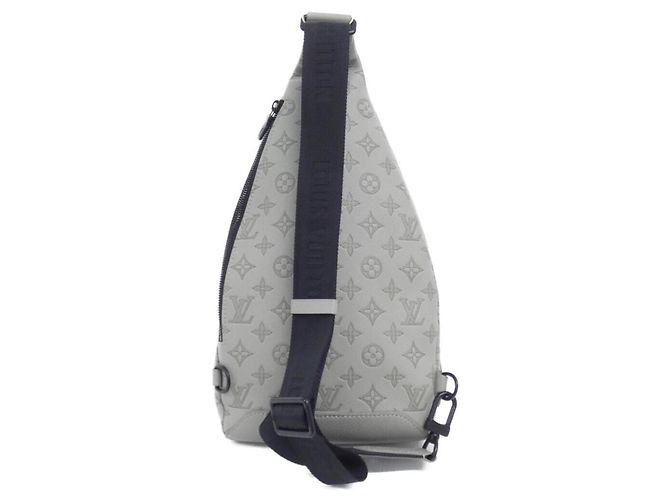 Borsa a tracolla Louis Vuitton Monogram Shadow Duo Sling Bag Nero Monogramma - vista 2