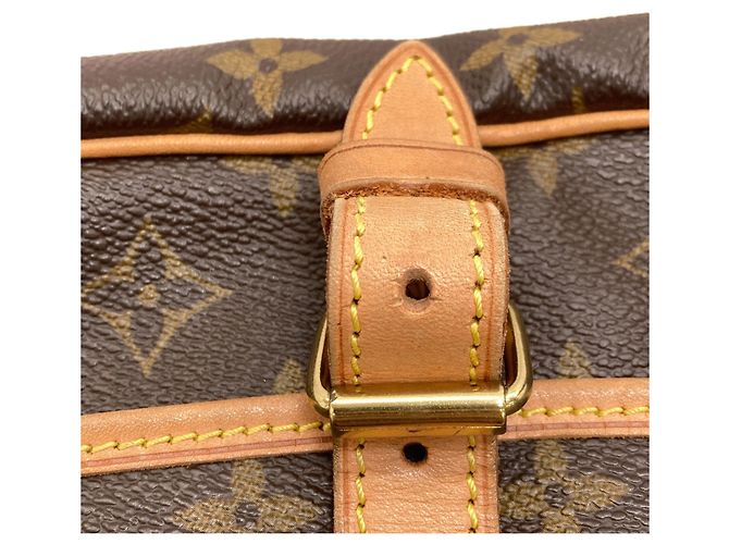 Borsa a Spalla Louis Vuitton Monogram Saumur 30 Monogramma - vista 14