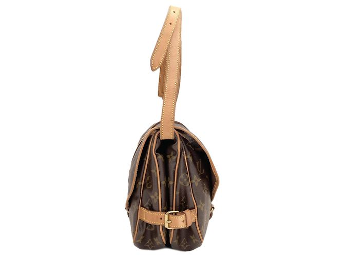 Borsa a Spalla Louis Vuitton Monogram Saumur 30 Monogramma - vista 3