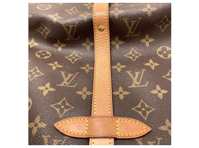 Borsa a Spalla Louis Vuitton Monogram Saumur 30 Monogramma - vista 9