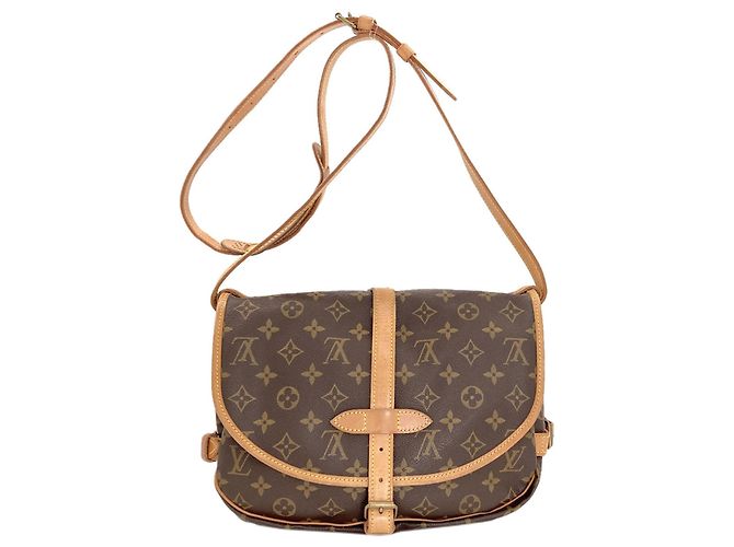 Louis Vuitton M42256 Saumur 30 Borsa a Spalla Monogramma - vista 2