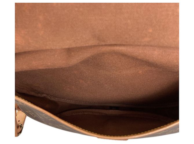 Louis Vuitton M42256 Saumur 30 Borsa a Spalla Monogramma - vista 5
