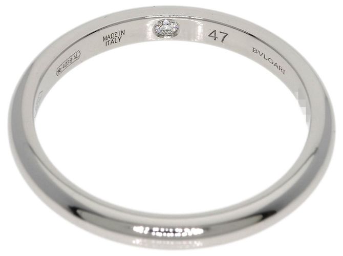 Bulgari Bvlgari Platinum Wedding Inner Diamond Band Ring Hochzeitsring - Ansicht 4
