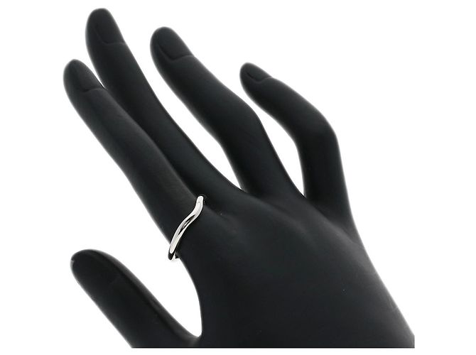 Tiffany & Co. geschwungener Ring aus Platin - Ansicht 7