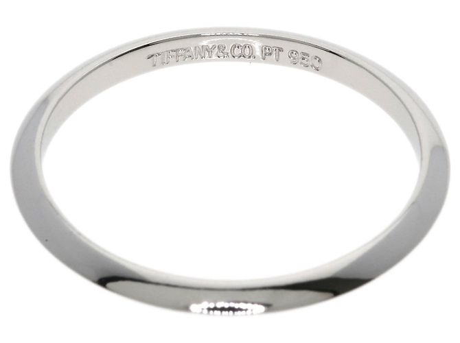 Tiffany & Co. Knife Edge Ring aus Platin - Ansicht 4