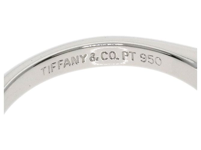 Tiffany & Co. Solitärring aus Platin - Ansicht 5