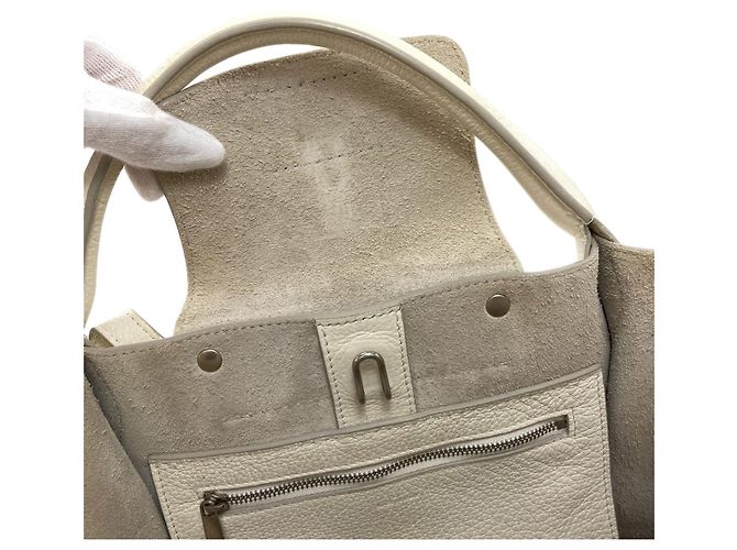 Céline Celine Big Bag 2-Way Handtasche Weiß - Ansicht 6