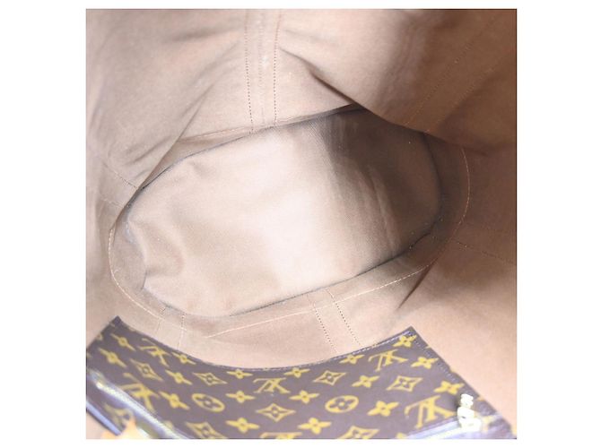 Zaino Louis Vuitton Randonnee Monogram Canvas GM Marrone - vista 3
