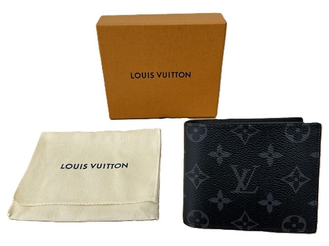 Louis Vuitton Monogram Eclipse Wallet Black - view 10