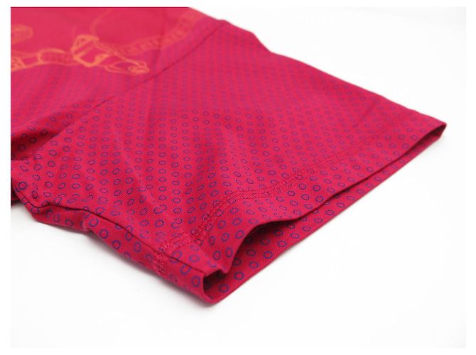 Hermès NUEVA CAMISETA MAXI HERMES EPERON D'OR 4H4644DB M 38 ALGODÓN ROSA ARÁNDANO TOP - vista 10