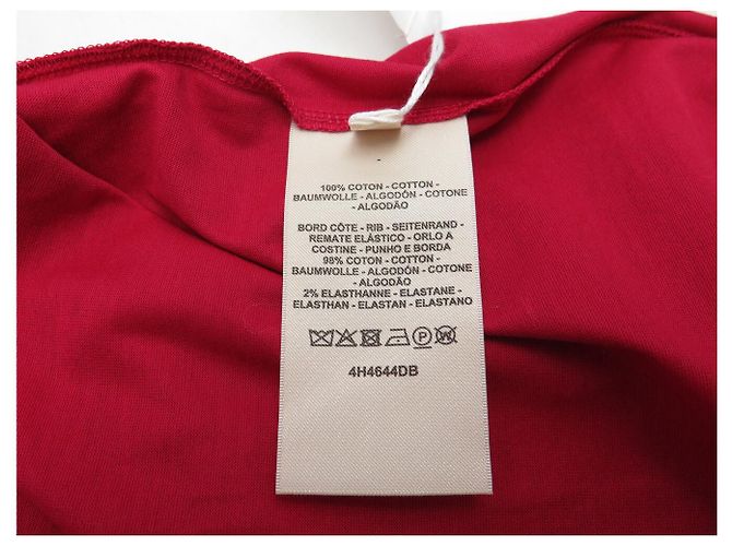 Hermès NUEVA CAMISETA MAXI HERMES EPERON D'OR 4H4644DB M 38 ALGODÓN ROSA ARÁNDANO TOP - vista 7