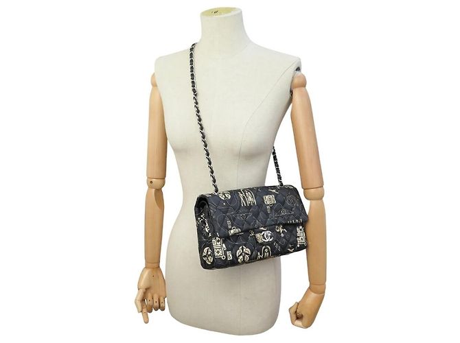 BORSA CHANEL TIMELESS CLASSIC MEDIUM AIRLINE A01112 A SPALLA Nero - vista 5